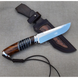 ЗУБ ТИГРА ІІ  ексклюзивний ніж ручної роботи майстра студії ALEKSANDR KASINEC, купити замовити в Україні (Сталь N690™ 60-61 HRC). Photo 3